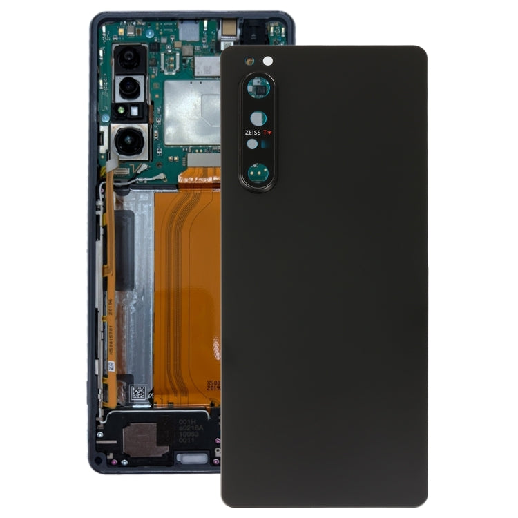 Original Battery Back Cover with Camera Lens Cover for Sony Xperia 1 II(Black) - Back Cover by PMC TechLife | Online Shopping South Africa | PMC TechLife