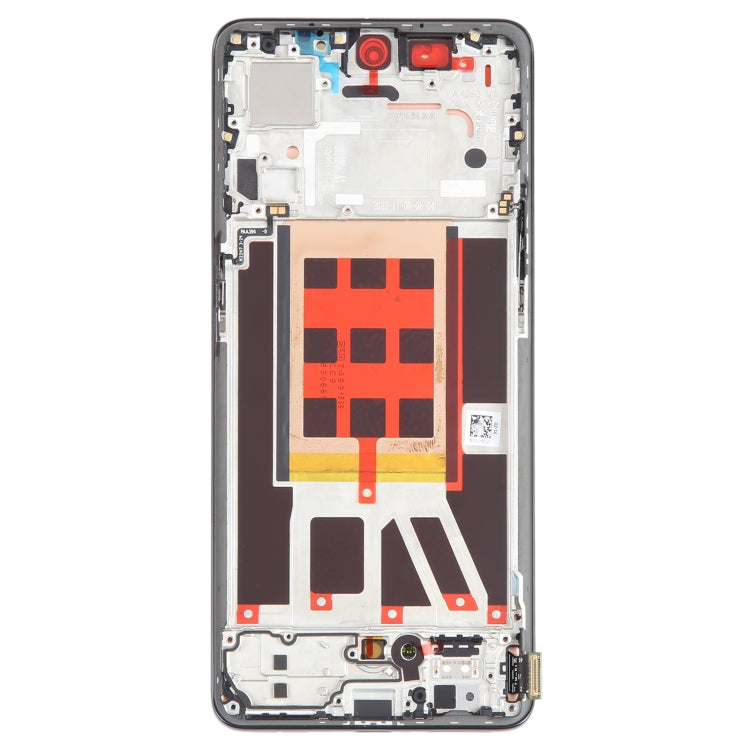 Original LCD Screen For OPPO Reno9 Digitizer Full Assembly with Frame (Black) - free shipping - PMC TechLife - Order now!