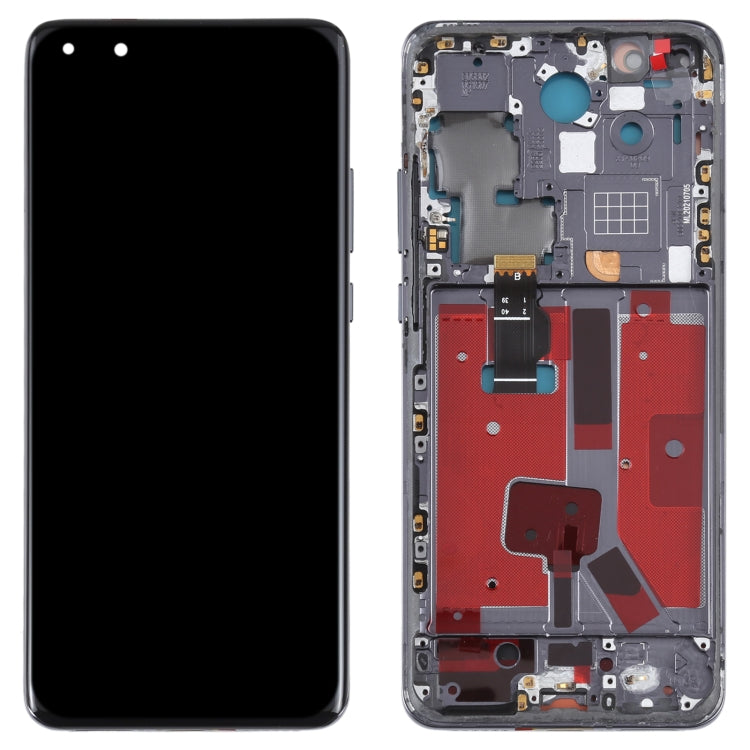Original LCD Screen For Huawei P40 Pro Digitizer Full Assembly with Frame (Black) - free shipping - PMC TechLife - Order now!