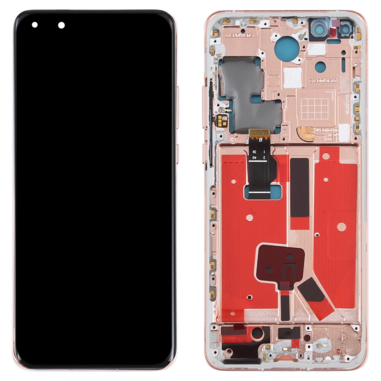Original LCD Screen For Huawei P40 Pro Digitizer Full Assembly with Frame (Gold) - free shipping - PMC TechLife - Order now!