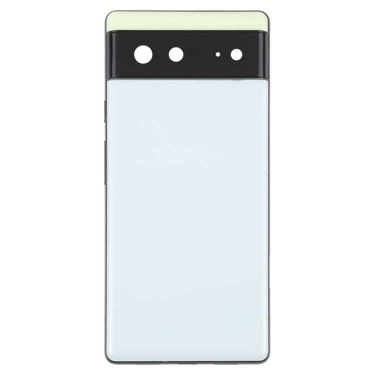 For Google Pixel 6 Battery Back Cover with Middle Frame(White) - Back Cover by PMC TechLife | Online Shopping South Africa | PMC TechLife