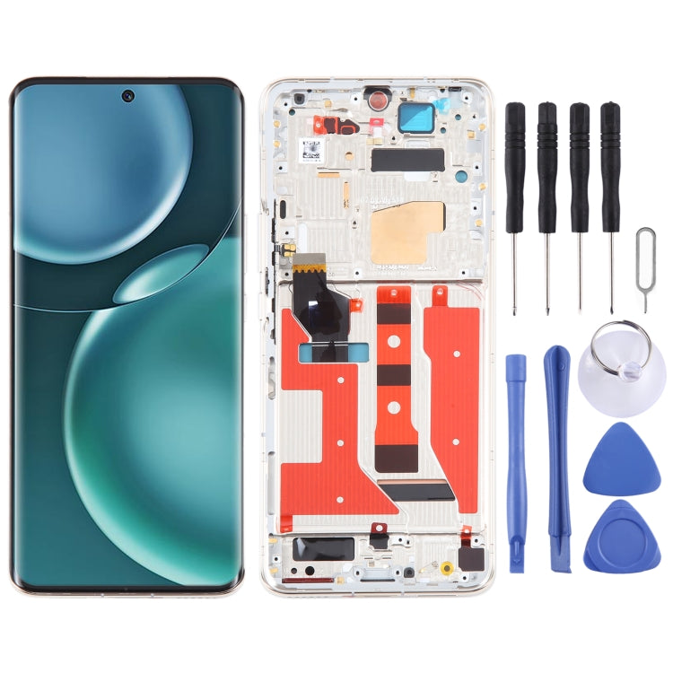 Original LCD Screen For Honor Magic4 Digitizer Full Assembly with Frame(Gold) - free shipping - PMC TechLife - Order now!