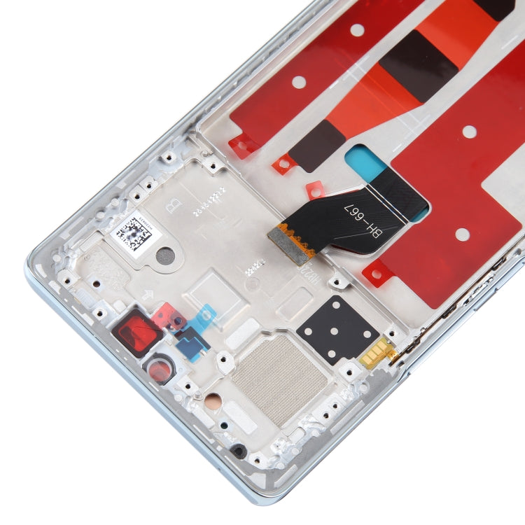 Original LCD Screen For Honor 70 Digitizer Full Assembly with Frame(Blue) - free shipping - PMC TechLife - Order now!
