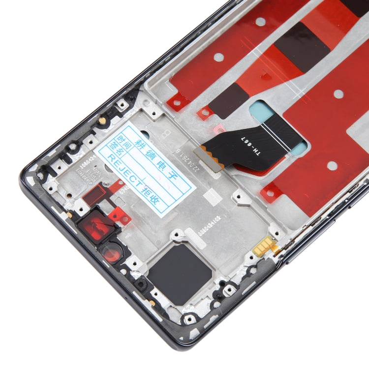 Original LCD Screen For Honor 60 Digitizer Full Assembly with Frame(Black) - free shipping - PMC TechLife - Order now!