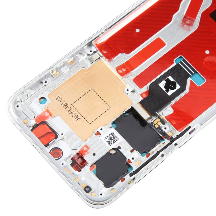 Original LCD Screen For Huawei P50 Digitizer Full Assembly with Frame(Silver) - free shipping - PMC TechLife - Order now!
