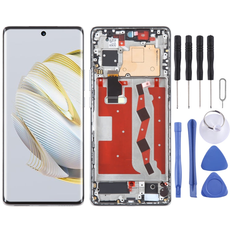 Original LCD Screen For Huawei nova 10 Digitizer Full Assembly with Frame(Silver) - free shipping - PMC TechLife - Order now!