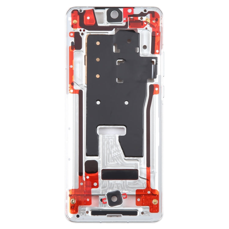 For Huawei P50 Pro Original Front Housing LCD Frame Bezel Plate(Silver) - free shipping - PMC TechLife - Order now!