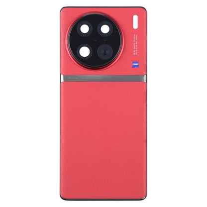 For vivo X90 Pro Original Battery Back Cover with Camera Lens Cover(Red) - Back Cover by PMC Jewellery | Online Shopping South Africa | PMC Jewellery