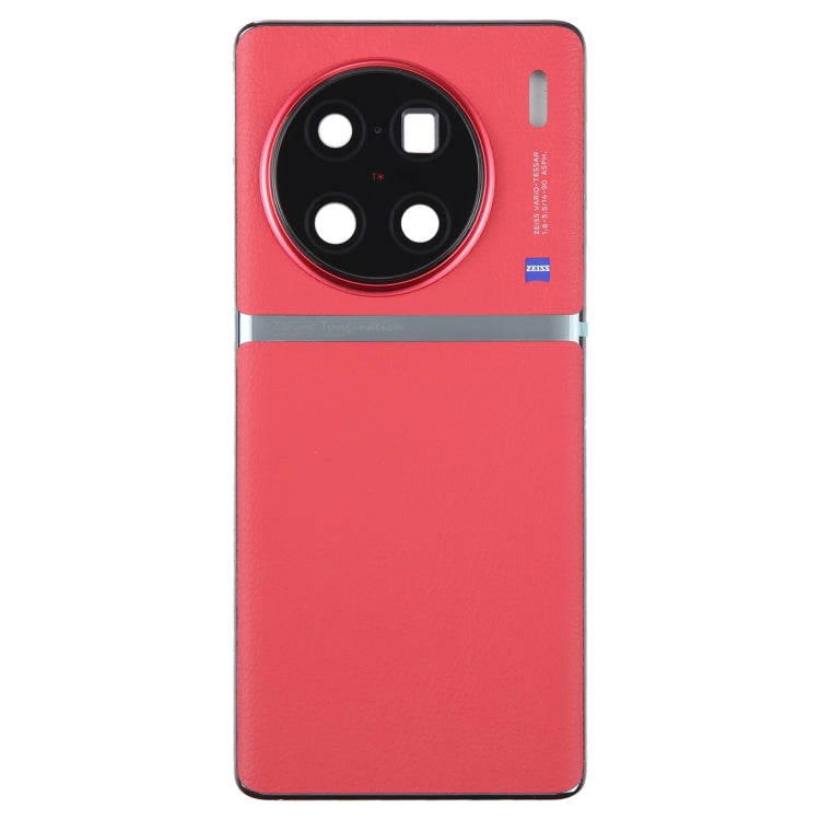 For vivo X90 Pro+ Original Battery Back Cover with Camera Lens Cover(Red) - Back Cover by PMC TechLife | Online Shopping South Africa | PMC TechLife