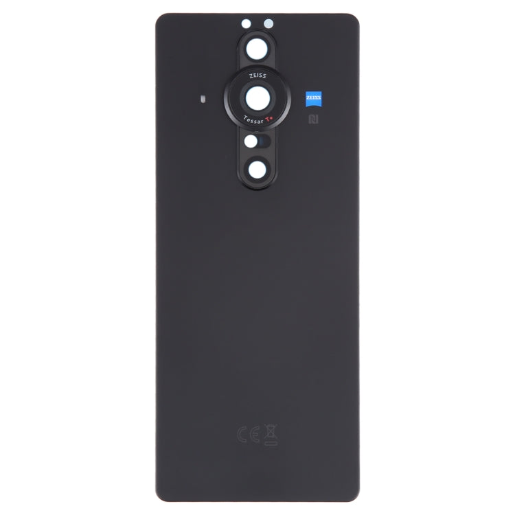 For Sony Xperia Pro-I Original Battery Back Cover with Camera Lens Cover(Black) - Back Cover by PMC TechLife | Online Shopping South Africa | PMC TechLife