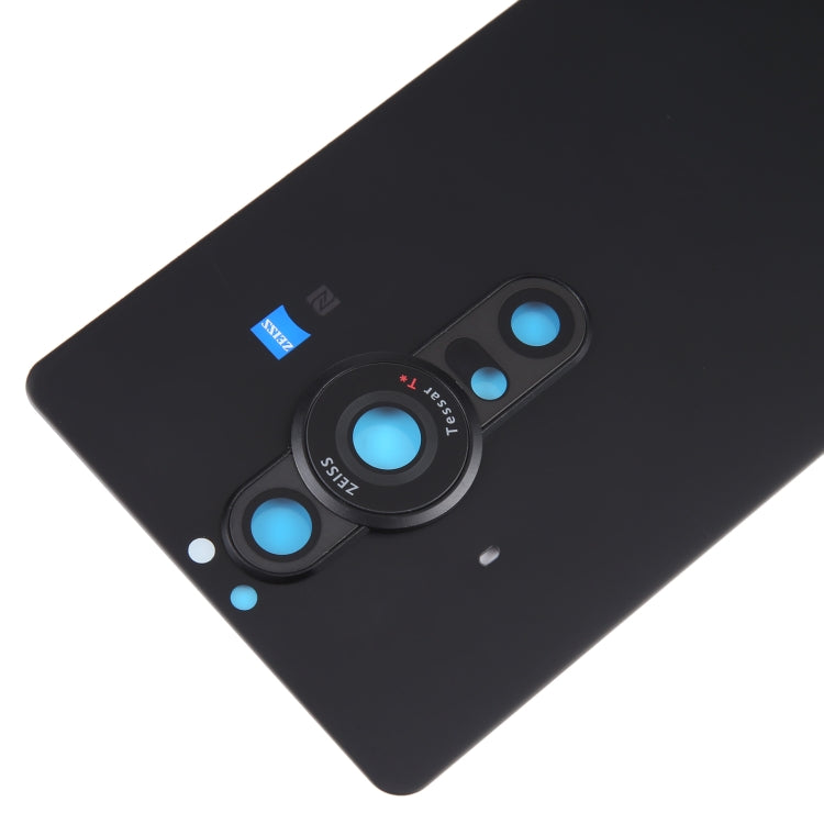 For Sony Xperia Pro-I Original Battery Back Cover with Camera Lens Cover(Black) - Back Cover by PMC TechLife | Online Shopping South Africa | PMC TechLife