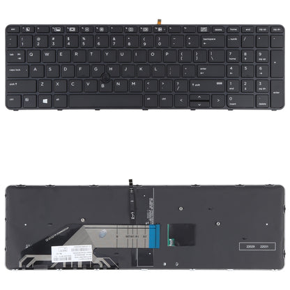 For HP Probook 650 G2 G3 655 G3 450 G3 841137-001 US Version Keyboard with Backlight and Pointing - Replacement Keyboards by PMC Jewellery | Online Shopping South Africa | PMC Jewellery