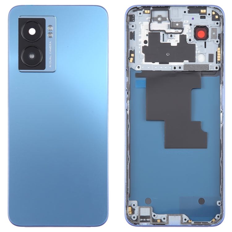 For OPPO A57 Original Battery Back Cover with Middle Frame(Blue) - Back Cover by PMC TechLife | Online Shopping South Africa | PMC TechLife