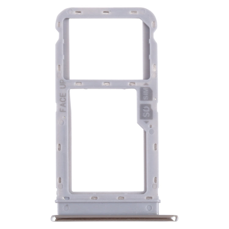 For Motorola Moto G Fast SIM Card Tray + Micro SD Card Tray (Silver) - Card Socket by PMC TechLife | Online Shopping South Africa | PMC TechLife