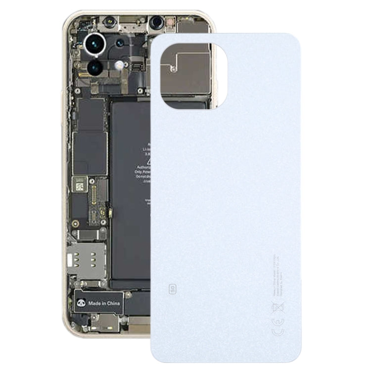 For Xiaomi 11 Lite 5G NE Original Battery Back Cover(White) - Back Cover by PMC TechLife | Online Shopping South Africa | PMC TechLife | Buy Now Pay Later Mobicred