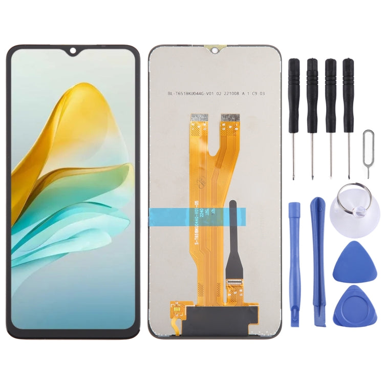 For ZTE Blade A53 LCD Screen with Digitizer Full Assembly (Black) - For ZTE by PMC TechLife | Online Shopping South Africa | PMC TechLife