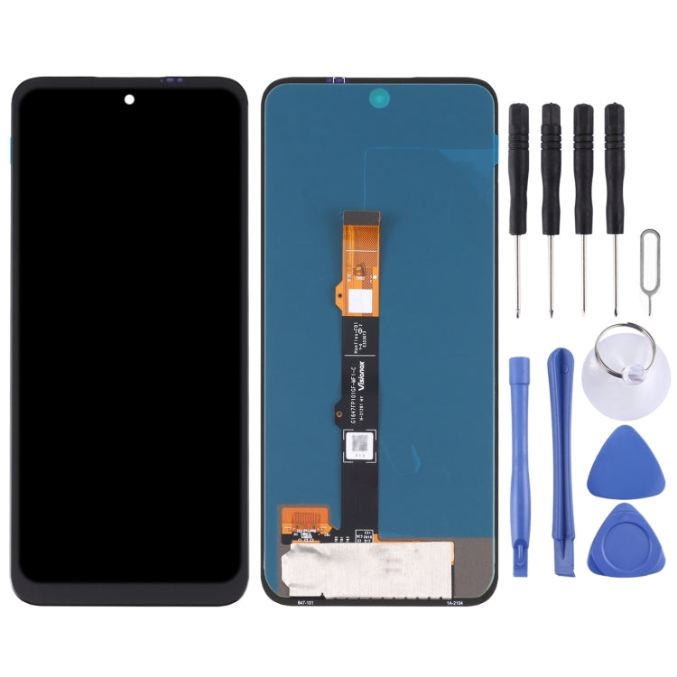 AMOLED Material  LCD Screen and Digitizer Full Assembly For Motorola Moto G42 - free shipping - PMC TechLife - Order now!