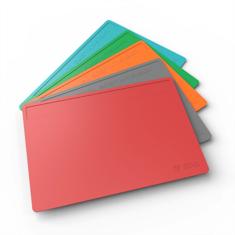 2UUL Heat Resisting Silicone Pad, Size: 40 x 28cm (Red) - Working Mat by 2UUL | Online Shopping South Africa | PMC Jewellery | Buy Now Pay Later Mobicred