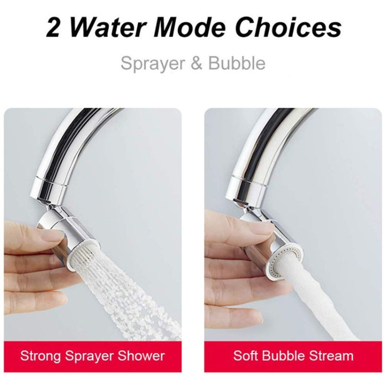 Dual-Function Faucet Spout Bubbler Splash-Proof Two-Function Kitchen Copper Filter, interface:External - free shipping - PMC TechLife - Order now!