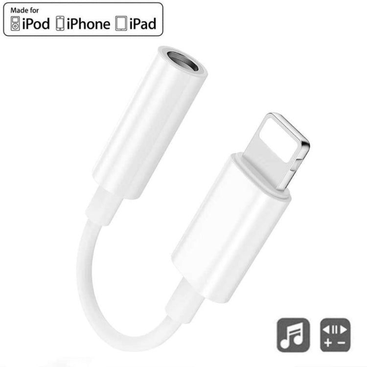 Zs-kl21836 2 PCS 8 Pin to 3.5mm Earphone Adapter Audio Adapter, Compatible with IOS 13 System - Earphone Adapter by PMC TechLife | Online Shopping South Africa | PMC TechLife