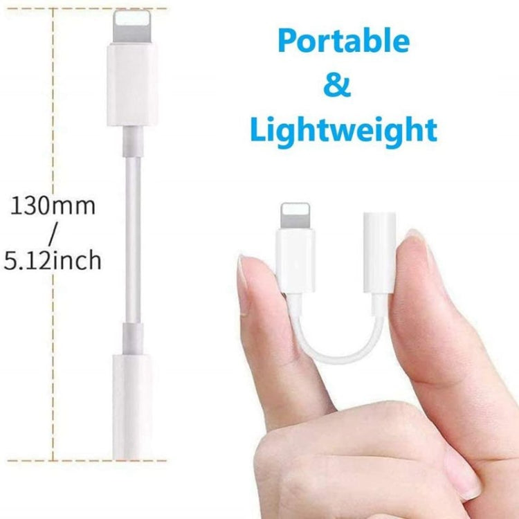 Zs-kl21836 2 PCS 8 Pin to 3.5mm Earphone Adapter Audio Adapter, Compatible with IOS 13 System - Earphone Adapter by PMC TechLife | Online Shopping South Africa | PMC TechLife