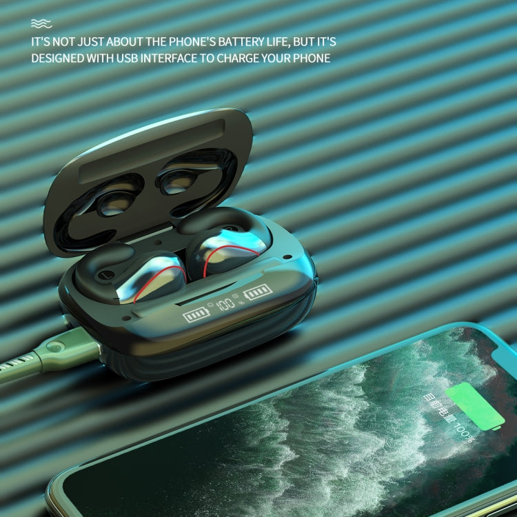 T20 TWS Bluetooth 5.0 Touch Wireless Bluetooth Earphone with Three LED Battery Display & Charging Box, Support Call & Voice Assistant(Black) - TWS Earphone by PMC TechLife | Online Shopping South Africa | PMC TechLife