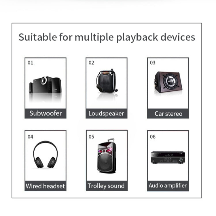 R6 NFC Bluetooth 5.0 Desktop Music Receiver Bluetooth Receiver, Support TF Card - Audio Receiver Transmitter by PMC TechLife | Online Shopping South Africa | PMC TechLife