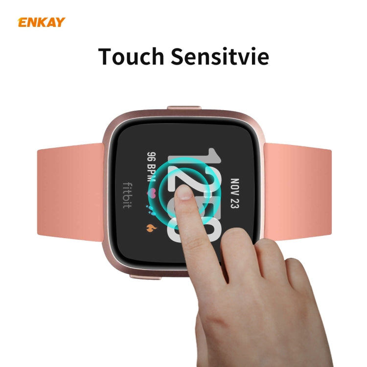 5 PCS For Fitbit Versa 3 / Fitbit Sense ENKAY Hat-Prince 3D Full Screen Soft PC Edge + PMMA HD Screen Protector Film - free shipping - PMC TechLife - Order now!