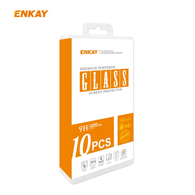 For Xiaomi Poco X3 / X3 NFC 10 PCS ENKAY Hat-Prince Full Glue 0.26mm 9H 2.5D Tempered Glass Full Coverage Film -  by ENKAY | Online Shopping South Africa | PMC Jewellery | Buy Now Pay Later Mobicred