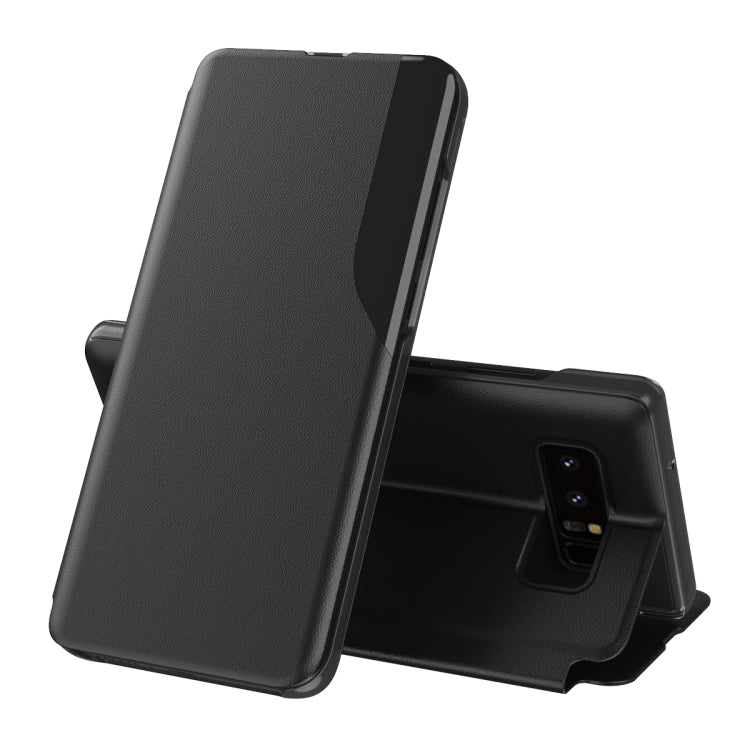 For Samsung Galaxy Note 8 Attraction Flip Holder Leather Phone Case(Black) - Galaxy Phone Cases by PMC TechLife | Online Shopping South Africa | PMC TechLife | Buy Now Pay Later Mobicred