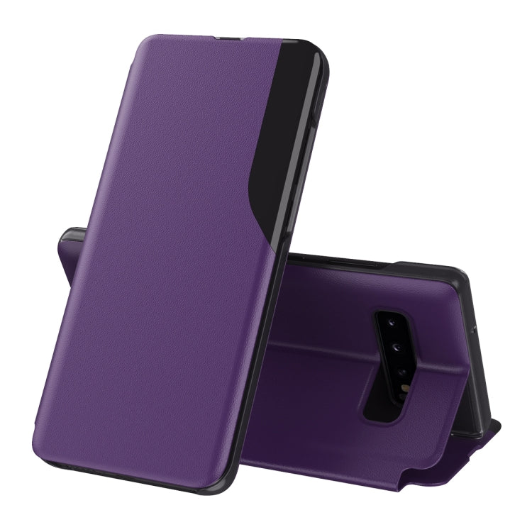 For Samsung Galaxy S10+ Attraction Flip Holder Leather Phone Case(Purple) - free shipping - PMC TechLife - Order now!