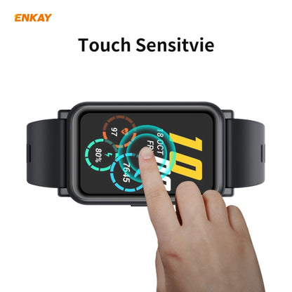 2 PCS For Huawei Honor Watch ES ENKAY Hat-Prince 3D Full Screen Soft PC Edge + PMMA HD Screen Protector Film - Screen Protector by ENKAY | Online Shopping South Africa | PMC Jewellery | Buy Now Pay Later Mobicred