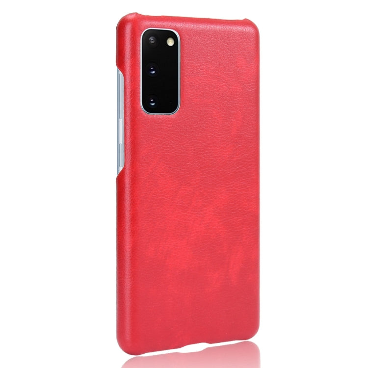 For Samsung Galaxy S20 FE Shockproof Litchi Texture PC + PU Case(Red) - Galaxy S20 FE Cases by NILLKIN | Online Shopping South Africa | PMC Jewellery