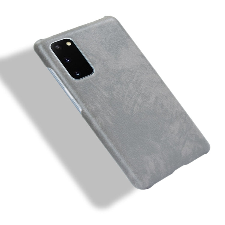 For Samsung Galaxy S20 FE Shockproof Litchi Texture PC + PU Case(Gray) - Galaxy S20 FE Cases by NILLKIN | Online Shopping South Africa | PMC Jewellery