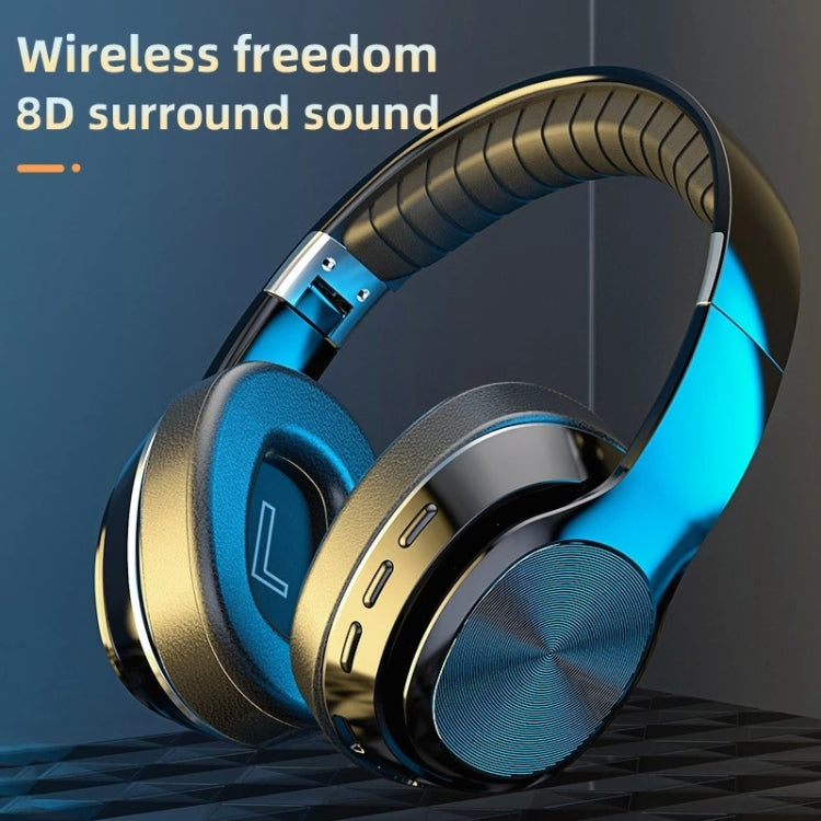 VJ320 Bluetooth 5.0 Head-mounted Foldable Wireless Headphones Support TF Card with Mic(Red) - Headset & Headphone by PMC TechLife | Online Shopping South Africa | PMC TechLife