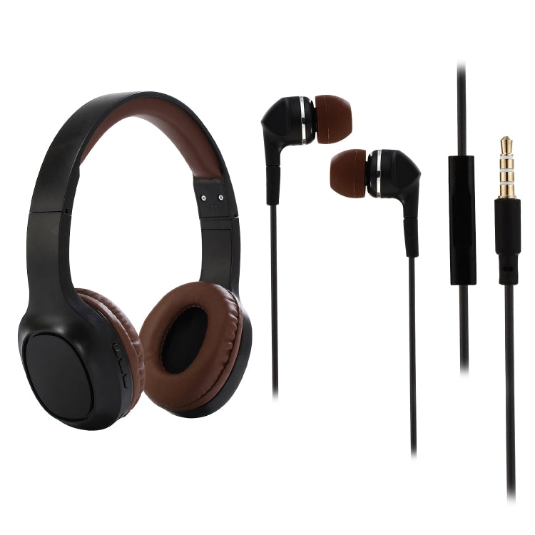 BT1605 Head-mounted Foldable Stereo Bluetooth Wireless Headset Bluetooth 5.0 with Microphone 3.5mm Audio Jack - Headset & Headphone by PMC TechLife | Online Shopping South Africa | PMC TechLife