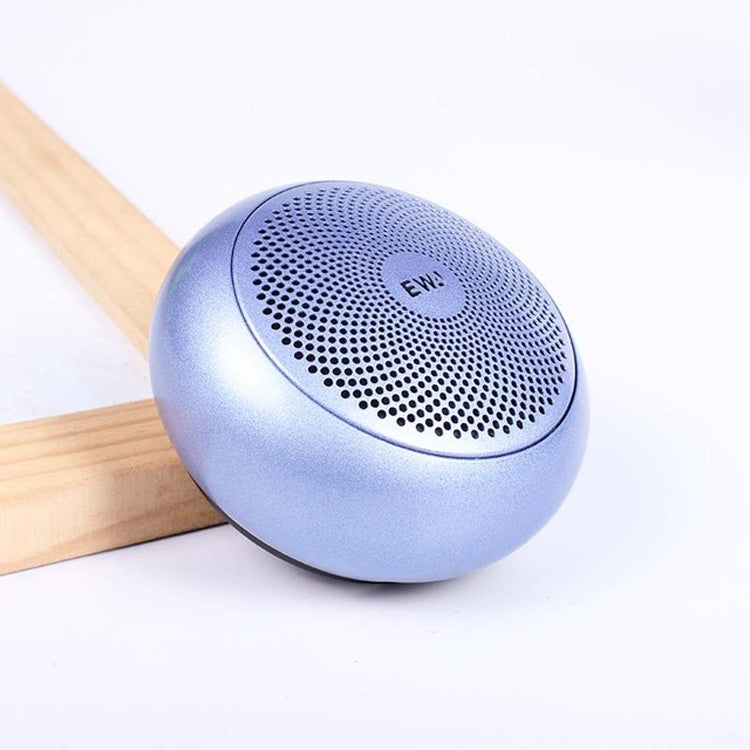 EWA A110 IPX5 Waterproof Portable Mini Metal Wireless Bluetooth Speaker Supports 3.5mm Audio & 32GB TF Card & Calls(Blue) - Mini Speaker by EWA | Online Shopping South Africa | PMC Jewellery | Buy Now Pay Later Mobicred