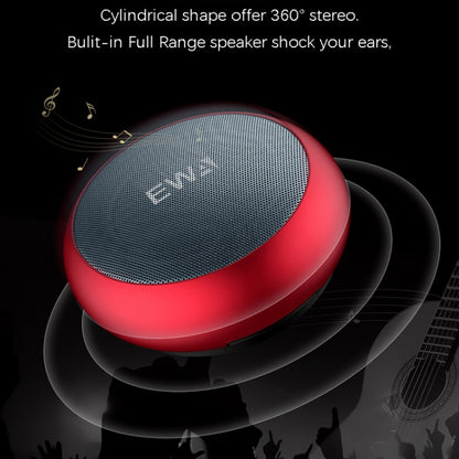 EWA A110 IPX5 Waterproof Portable Mini Metal Wireless Bluetooth Speaker Supports 3.5mm Audio & 32GB TF Card & Calls(Silver) - Mini Speaker by EWA | Online Shopping South Africa | PMC Jewellery | Buy Now Pay Later Mobicred