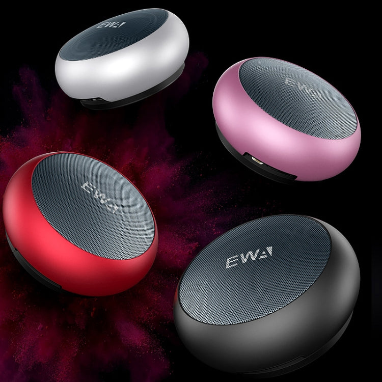 EWA A110 IPX5 Waterproof Portable Mini Metal Wireless Bluetooth Speaker Supports 3.5mm Audio & 32GB TF Card & Calls(Blue) - Mini Speaker by EWA | Online Shopping South Africa | PMC Jewellery | Buy Now Pay Later Mobicred