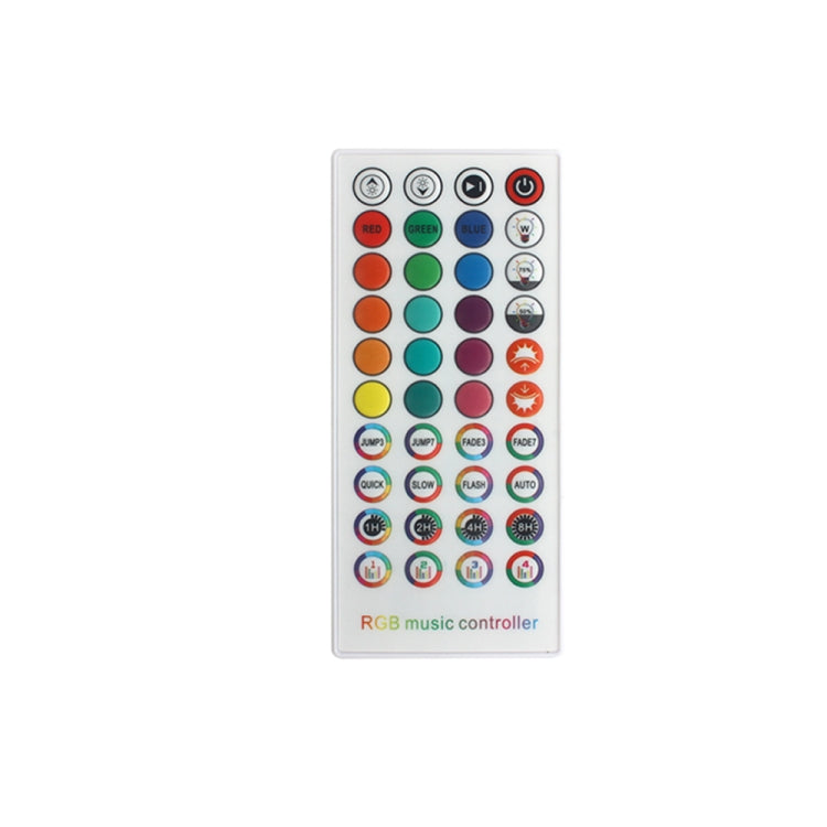 WiFi Smart 4 Pin RGB LED Strip Light Controller APP Remote Voice Control Works with Alexa Echo, 5-24V, type:WiFi 40-keys Controller - RGB Controller by PMC Jewellery | Online Shopping South Africa | PMC Jewellery