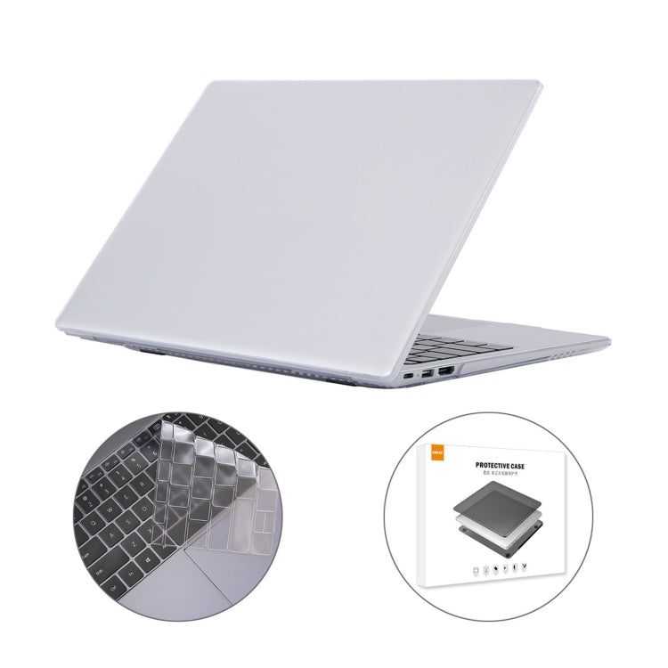 ENKAY for Huawei MateBook D 14  / Honor MagicBook 14 US Version 2 in 1 Crystal Protective Case with TPU Keyboard Film(Transparent) - Screen & Keyboard Cover by ENKAY | Online Shopping South Africa | PMC Jewellery | Buy Now Pay Later Mobicred