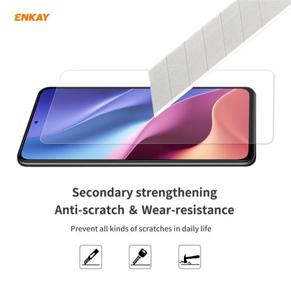 For Xiaomi Poco F3 2 PCS ENKAY Hat-Prince 0.26mm 9H 2.5D Curved Edge Tempered Glass Film -  by ENKAY | Online Shopping South Africa | PMC Jewellery | Buy Now Pay Later Mobicred