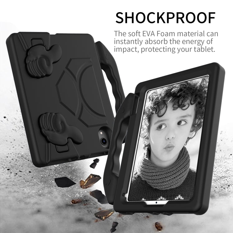 For iPad mini 6 / mini 2024 Children EVA Shockproof Tablet Case with Thumb Bracket(Black) - iPad mini 6 Cases by PMC TechLife | Online Shopping South Africa | PMC TechLife | Buy Now Pay Later Mobicred