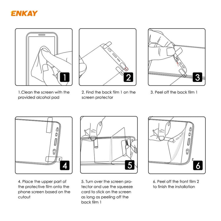 For Xiaomi Mi 11 Ultra 5 PCS ENKAY Hat-Prince Full Glue Full Coverage Screen Protector Explosion-proof Hydrogel Film - For Xiaomi by ENKAY | Online Shopping South Africa | PMC TechLife | Buy Now Pay Later Mobicred