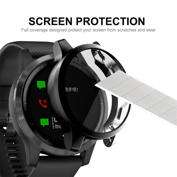 Compatible with Garmin Venu 2S 40mm / Vivoactive 4S 40mm ENKAY Hat-Prince Full Coverage Electroplate TPU Soft Case(Black) - Watch Cases by ENKAY | Online Shopping South Africa | PMC TechLife | Buy Now Pay Later Mobicred