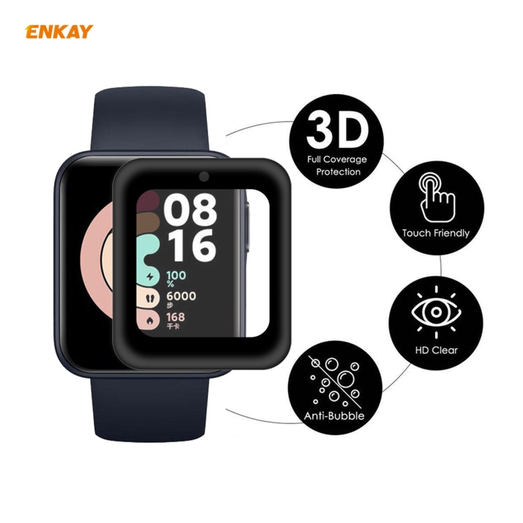 For Redmi Watch ENKAY Hat-Prince 3D Full Screen Soft PC Edge + PMMA HD Screen Protector Film - Screen Protector by ENKAY | Online Shopping South Africa | PMC TechLife | Buy Now Pay Later Mobicred