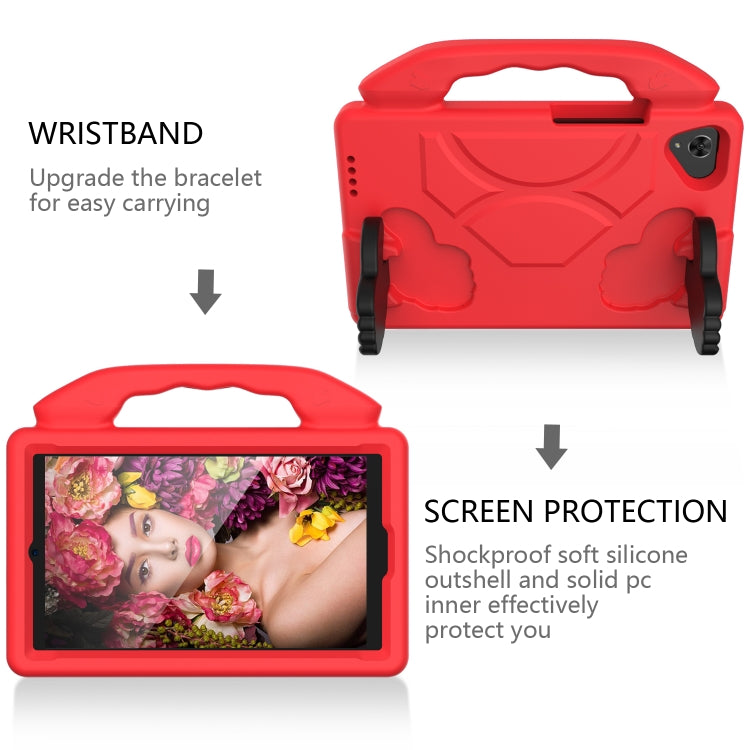 For Samsung Galaxy Tab A7 Lite T220 / T225 Thumb Bracket EVA Shockproof Tablet Case(Red) - free shipping - PMC TechLife - Order now!