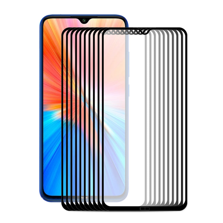 For Xiaomi Redmi Note 8 2021 10 PCS ENKAY Hat-Prince Full Glue 0.26mm 9H 2.5D Tempered Glass Screen Protector Full Coverage Film - Xiaomi Cases by ENKAY | Online Shopping South Africa | PMC Jewellery | Buy Now Pay Later Mobicred