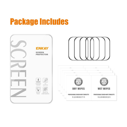 5 PCS ENKAY Hat-Prince Case Friendly 3D Full Screen PET Curved Hot Bending HD Screen Protector Film For Apple Watch Series 7 41mm(Transparent) - Others by ENKAY | Online Shopping South Africa | PMC Jewellery | Buy Now Pay Later Mobicred