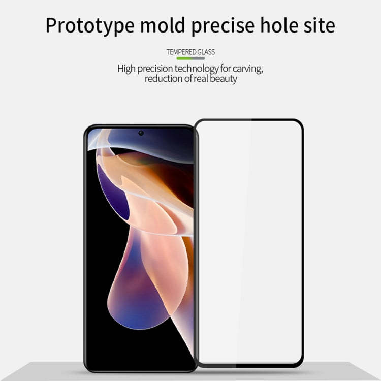 For Xiaomi Redmi Note 11 Pro / Note 11 Pro+ PINWUYO 9H 2.5D Full Screen Tempered Glass Film(Black) -  by PINWUYO | Online Shopping South Africa | PMC Jewellery | Buy Now Pay Later Mobicred